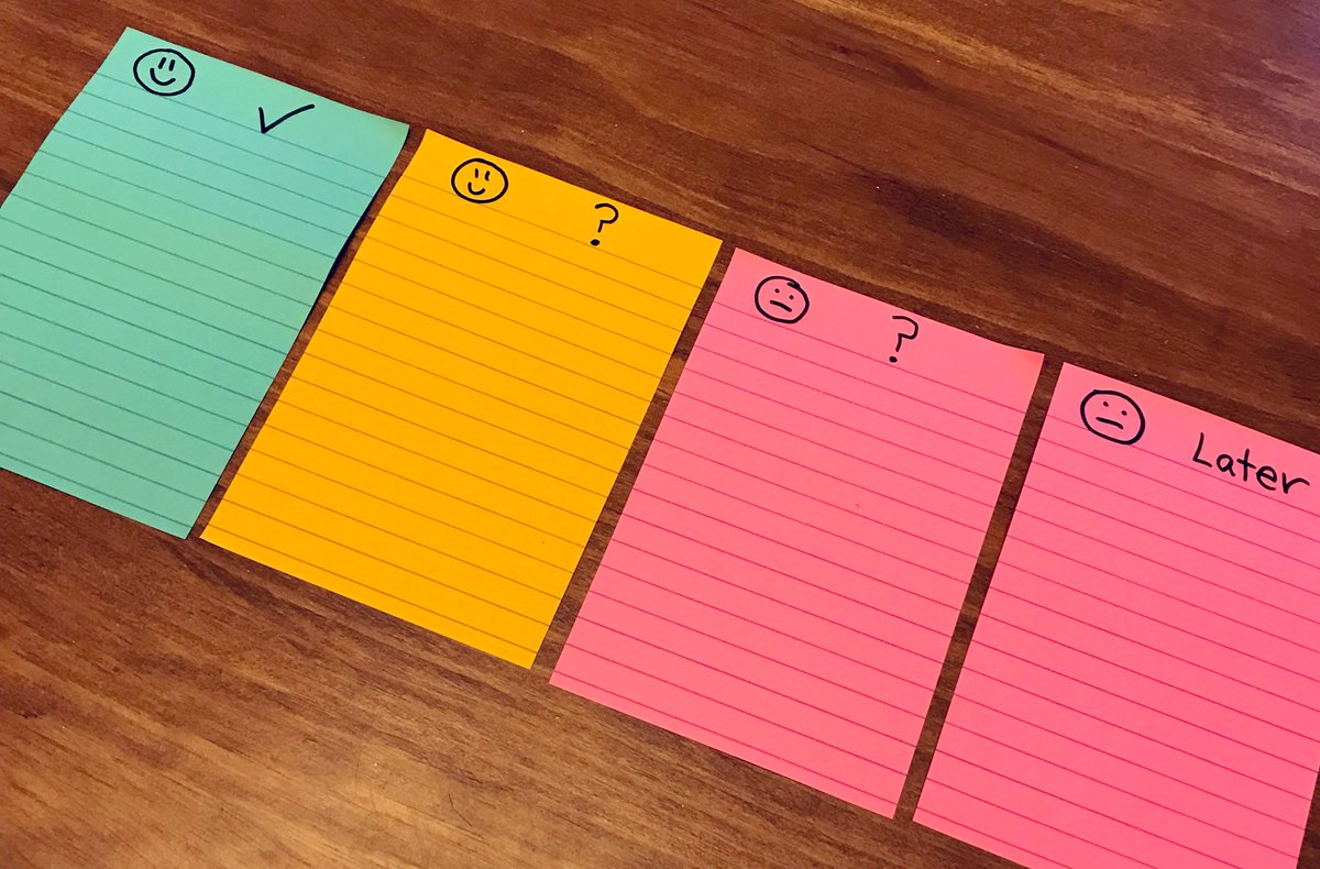 D1: I get overwhelmed without an entry point, so I categorize potential edits by emotional reaction:-want to fix, know how-want to fix, don’t know how-resistant to (FEELINGS, remember? Gut says, “No!” but brain says, “Let’s explore that more”)-not sure about/can’t handle yet