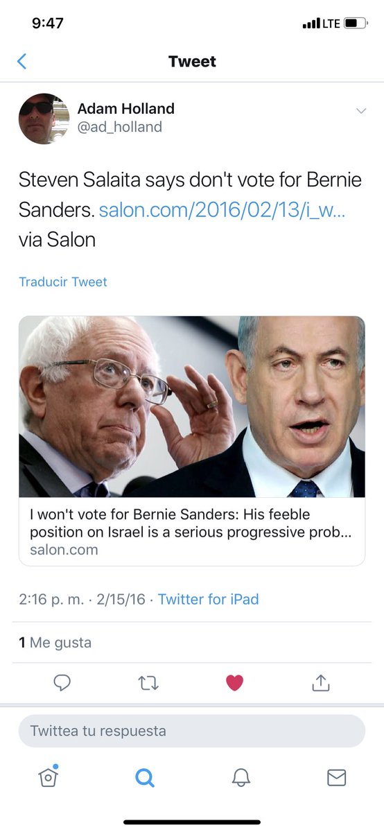 BackupMansour's tweet photo. @vinniepaiano Bernie is actually a Zionist https://t.co/2e6naqYULu
