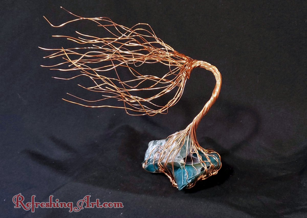 houseofdoers's tweet photo. Looking fo a uniquely inspirational gift? Ocean Blue Glass &amp; Wire Spirit Tree handmade by our friends at https://t.co/gq8Dbl7Yqh

#handmade #Steampunk #metalart #art https://t.co/kyxIocUuxa