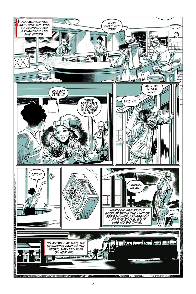 77. HARLEY QUINN: BREAKING GLASS!By  @marikotamaki,  @stevepughcom,  @socialmyth,  @mariejavins,  #DiegoLopez,  @SteveCook1 and  @ComicMama An absolutely killer Harley Quinn story from an amazing team.An absolute highlight for DC's YA line.
