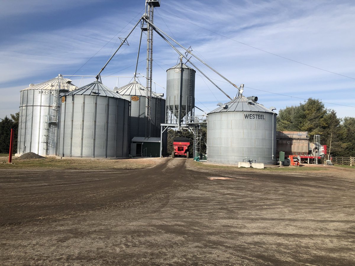Beautiful day to finally finish corn. #harvest19