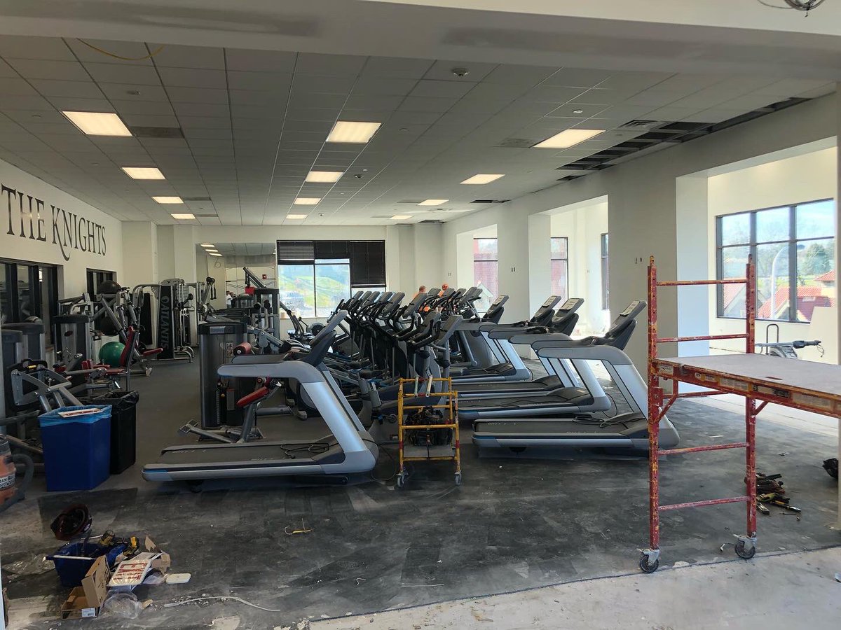 Major moves are happening all ⬆️and⬇️ the Kuch Center this week as the expansion project gets closer to the finish line!

<a href="/arcadia1853/">Arcadia University</a> | #GoKnights