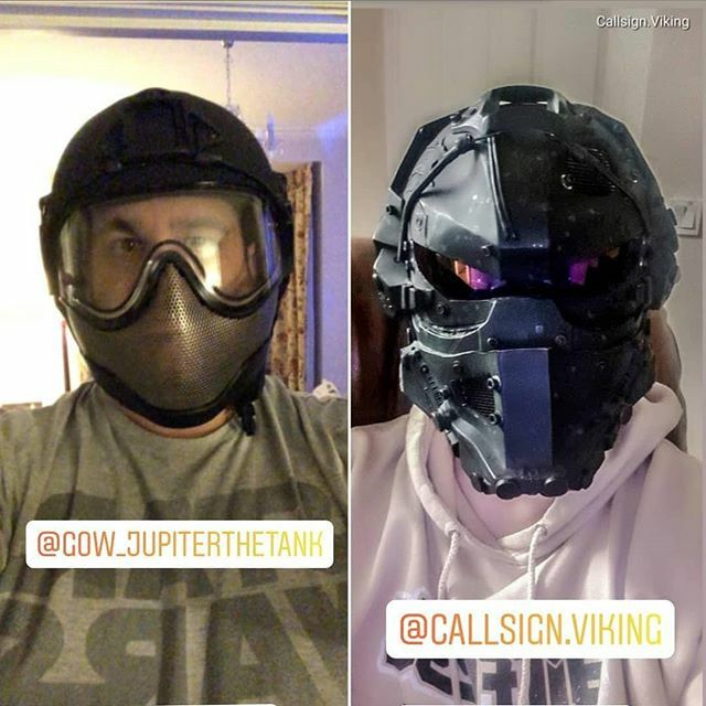 CallsignViking's tweet photo. Go vote for who did it better on my story.
@gow_jupiterthetank wearing the @warqhelmet
And me wearing the @skyroninarmory assault
#VoteViking #VoteTank
#airsoftfeature #airsoftuk #airsoftnation #airsoft #ukairsoft #airsoftukcommunity #airsoftgun #aiโฆ https://t.co/9yTIwF5RUR https://t.co/Umce7qfBPP