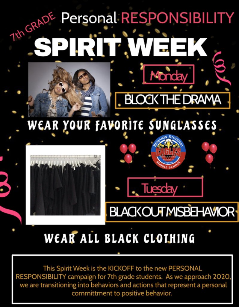 PRINCIPAL_KMS's tweet image. 7th Grade has committed to our Personality Responsibility Campaign. We are responsible for our actions, behavior and doing EVERYTHING we are responsible to do. #7thgraderocks