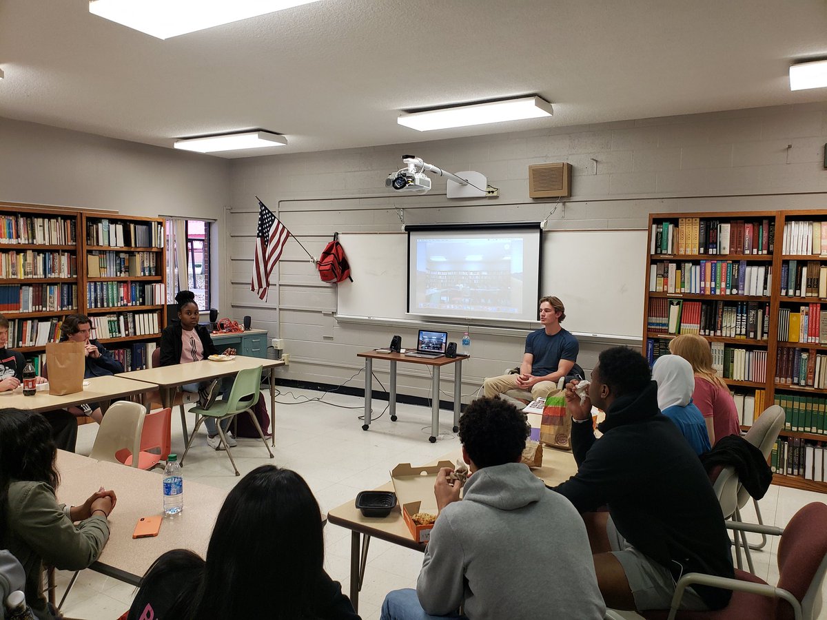 BltBulldog's tweet photo. Thank you to Luke Blanton @Notnalb_Ekul and Clayton Johnson @clayray11 for sharing their leadership traits to the BLT groups @BltBulldog https://t.co/CRLRxM047J