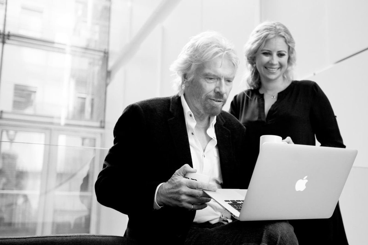 Richard Branson tweet media