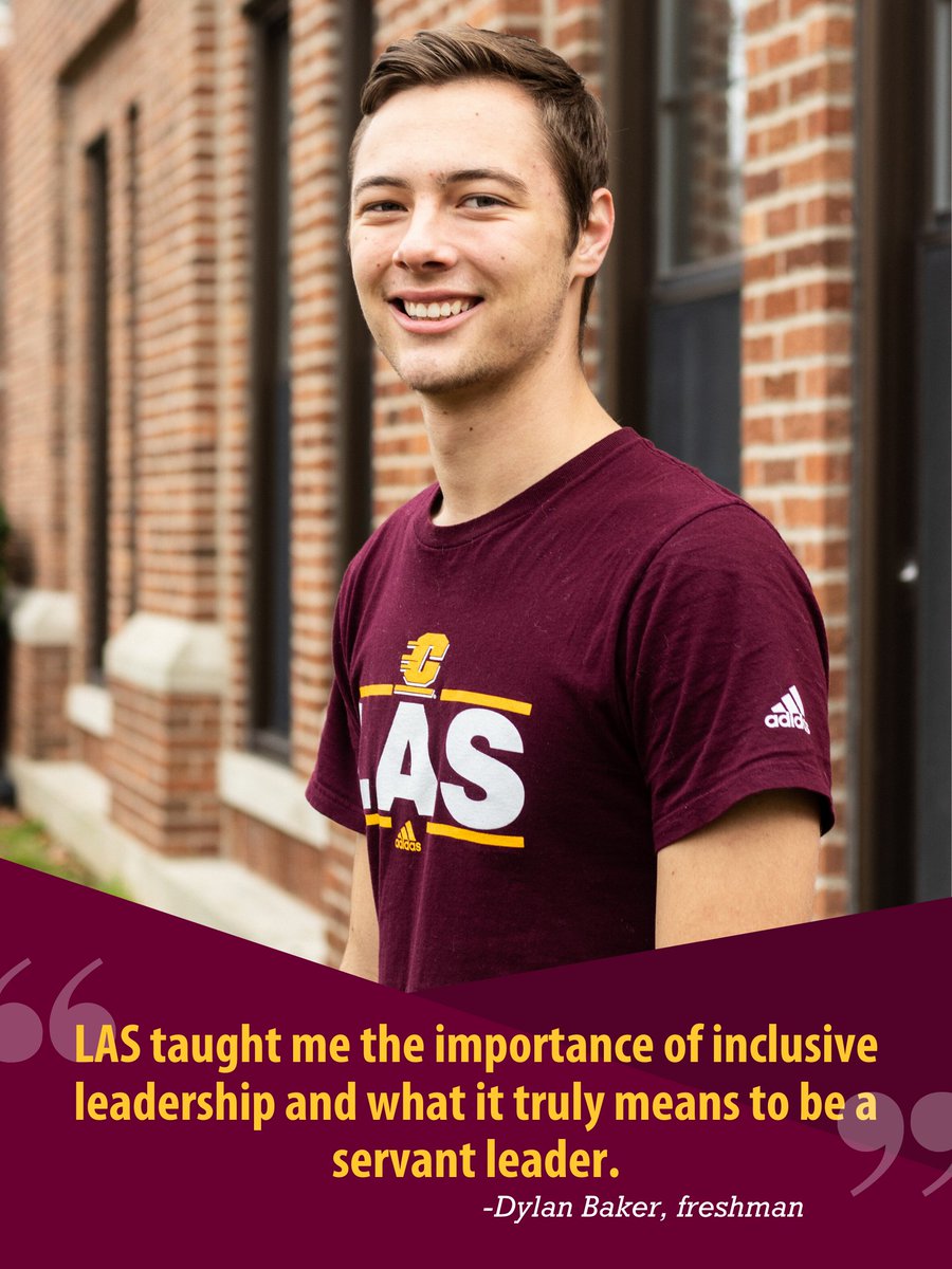 Tell us how you have found your home in the Leadership Institute by using the hashtags #WelcomeHomeWednesday and #LifeAtCentral.

Time is ticking for the next class of Leader Advancement Scholars to submit their applications at cmich.edu/leadership.