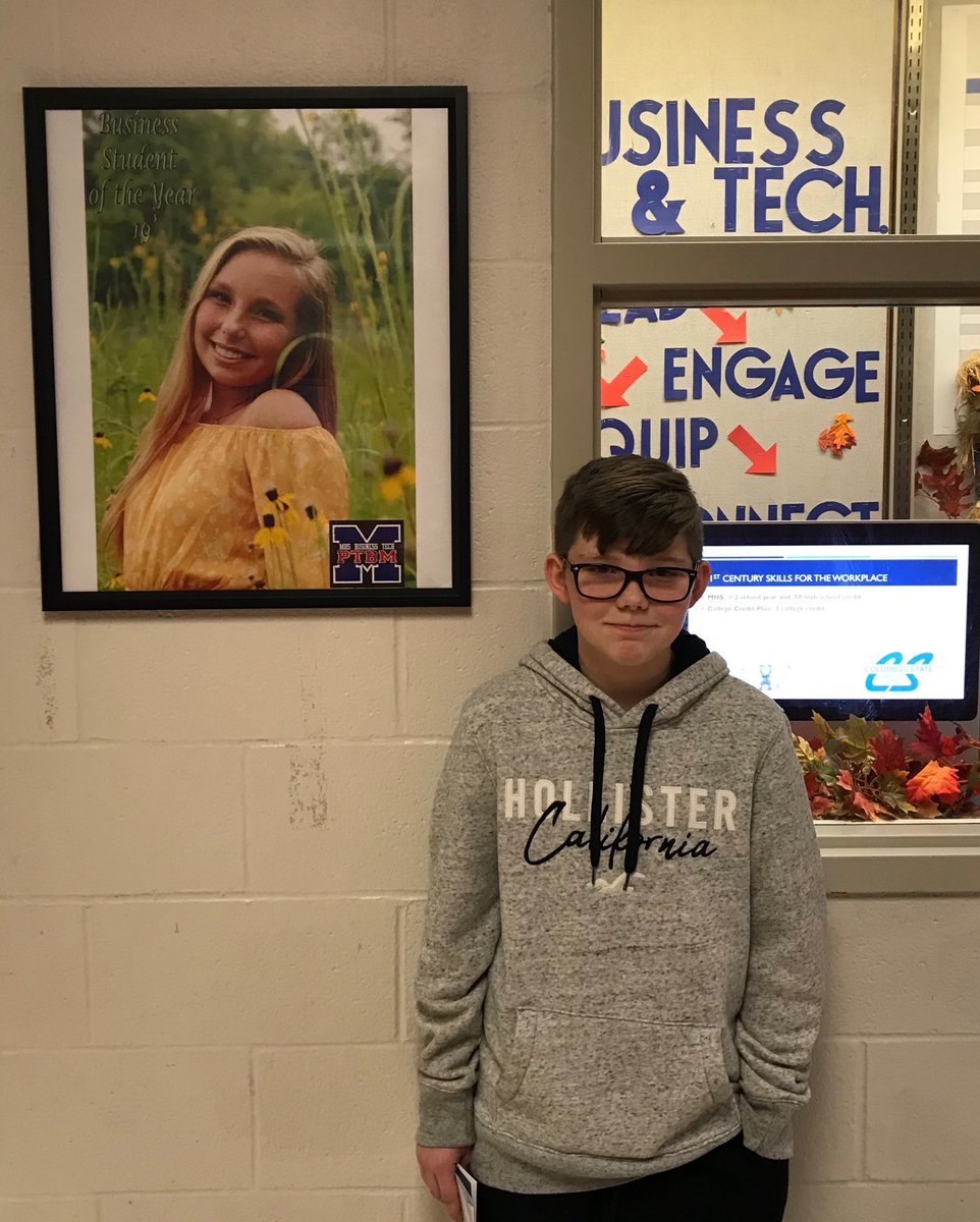 Dawn Burns (@dawnmburnsmhs) on Twitter photo When you are on the BMS 8th Grade tour of MHS and you see your sister’s 2019 Business Student of the Year pic on the wall! #ProudBrother <a href="/BunsoldMS/">BunsoldMS</a> <a href="/BizTechMHS/">Biz & Tech @ MHS</a> <a href="/MHS_Monarchs/">MHS Monarchs</a> <a href="/LindseyItnyre/">Lindsey Itnyre</a> <a href="/ThomasRCochran/">Thomas R. Cochran</a> When you are on the BMS 8th Grade tour of MHS and you see your sister’s 2019 Business Student of the Year pic on the wall! #ProudBrother <a href="/BunsoldMS/">BunsoldMS</a> <a href="/BizTechMHS/">Biz & Tech @ MHS</a> <a href="/MHS_Monarchs/">MHS Monarchs</a> <a href="/LindseyItnyre/">Lindsey Itnyre</a> <a href="/ThomasRCochran/">Thomas R. Cochran</a>
