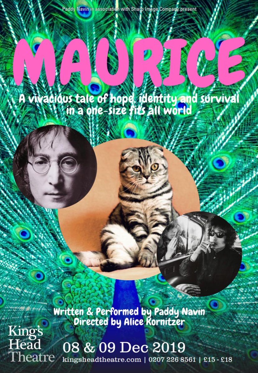 UKRevolution's tweet photo. Delighted that our fabulous Paddy Navin will be bringing her brand new one woman show - #Maurice to the @KingsHeadThtr on the 8th & 9th December! #Theatre #NewWriting #KingsHead #PaddyNavin #OneWomanShow https://t.co/xoaLyOXcpc