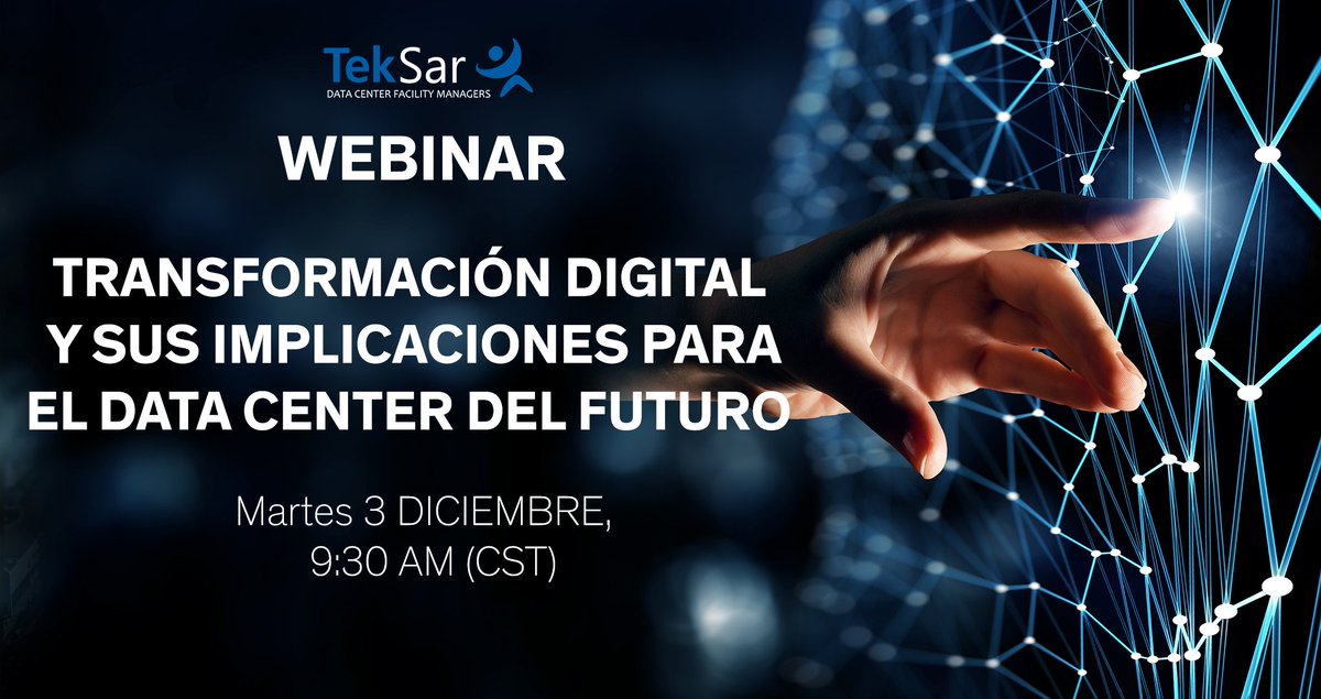 InfoDataCenter's tweet photo. Webinar gratuito Inscríbete aquí https://t.co/uObJzIBT4H  #datacenter #Webinars #IT #TransformacionDigital https://t.co/gUby37g6ql