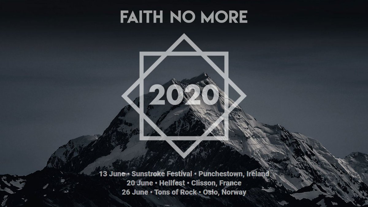 FNM4EVER's tweet photo. Faith No More 2020 #FNM4EVER https://t.co/2GXjAXqilB