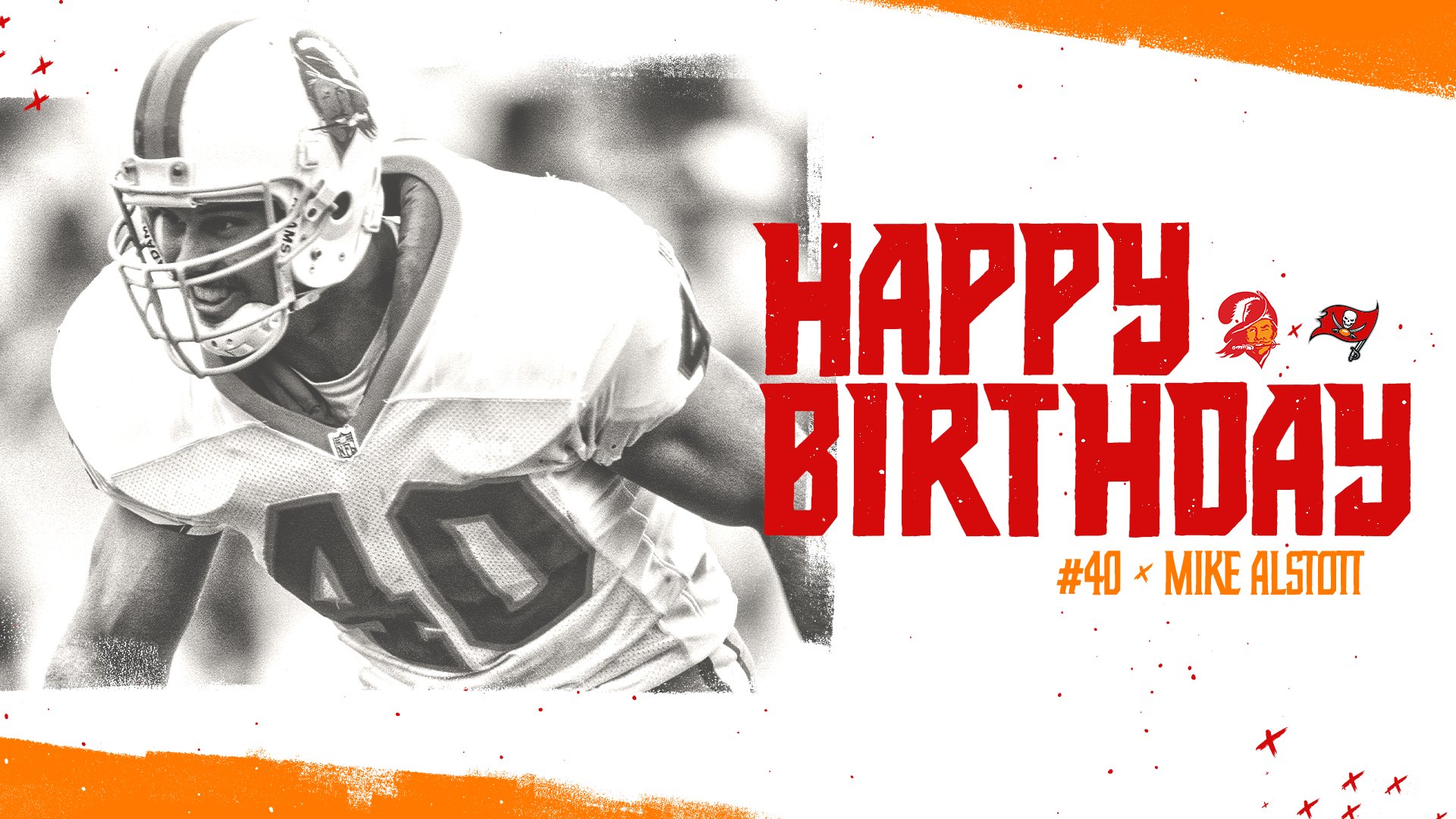 To wish legend Mike Alstott a happy birthday!  