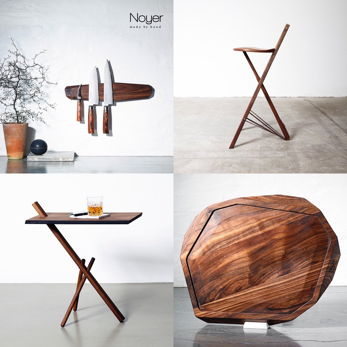 Det er sjældent, jeg beder om hjælp herinde. Men jeg ville vildt gerne have mange mennesker til at se de lækre ting, vi laver herude på værkstedet. Det kunne jo være, at folk kunne finde en julegave på noyer.dk 
Så hvis I har lyst til at RT, bliver jeg sgu glad.