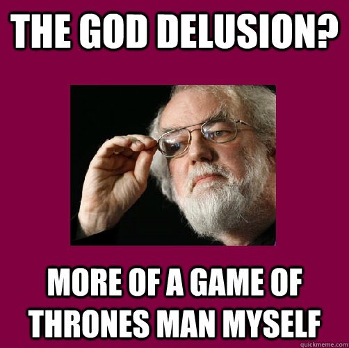 Forget the #God Delusion! Despite my fundamental opposition to the rigid certainty of #Religion, it seems clear to me that very often solace and occasionally spiritual insight can be derived from ritualistic and communal worship.

Read more here --&gt; charlestaylor.io