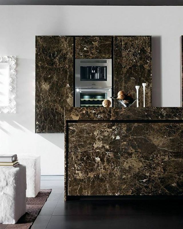 ariastonegall's tweet photo. When you love Marble so much, you use it to clad your cabinets too...🤷✨ Get the look with @ariastonegallery's *brand-new* Dark Emperador Marble! #stoneisart #theariadifference #inspiration https://t.co/lPN3OECmhd https://t.co/FzPDSJKrOz