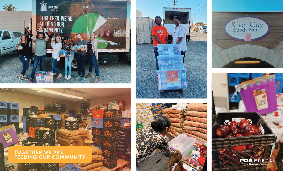 POS_Portal's tweet photo. Huge thank you to all of our staff who participated in the canned food drive! For our annual Spirit of Giving Drive, we collected and donated a total of more than 5,800 lbs of food to @RCFoodBank and @daretocarefb #POSPortal #PortalPaysItForward #GiveBackDuring https://t.co/MkqYmz4OpB