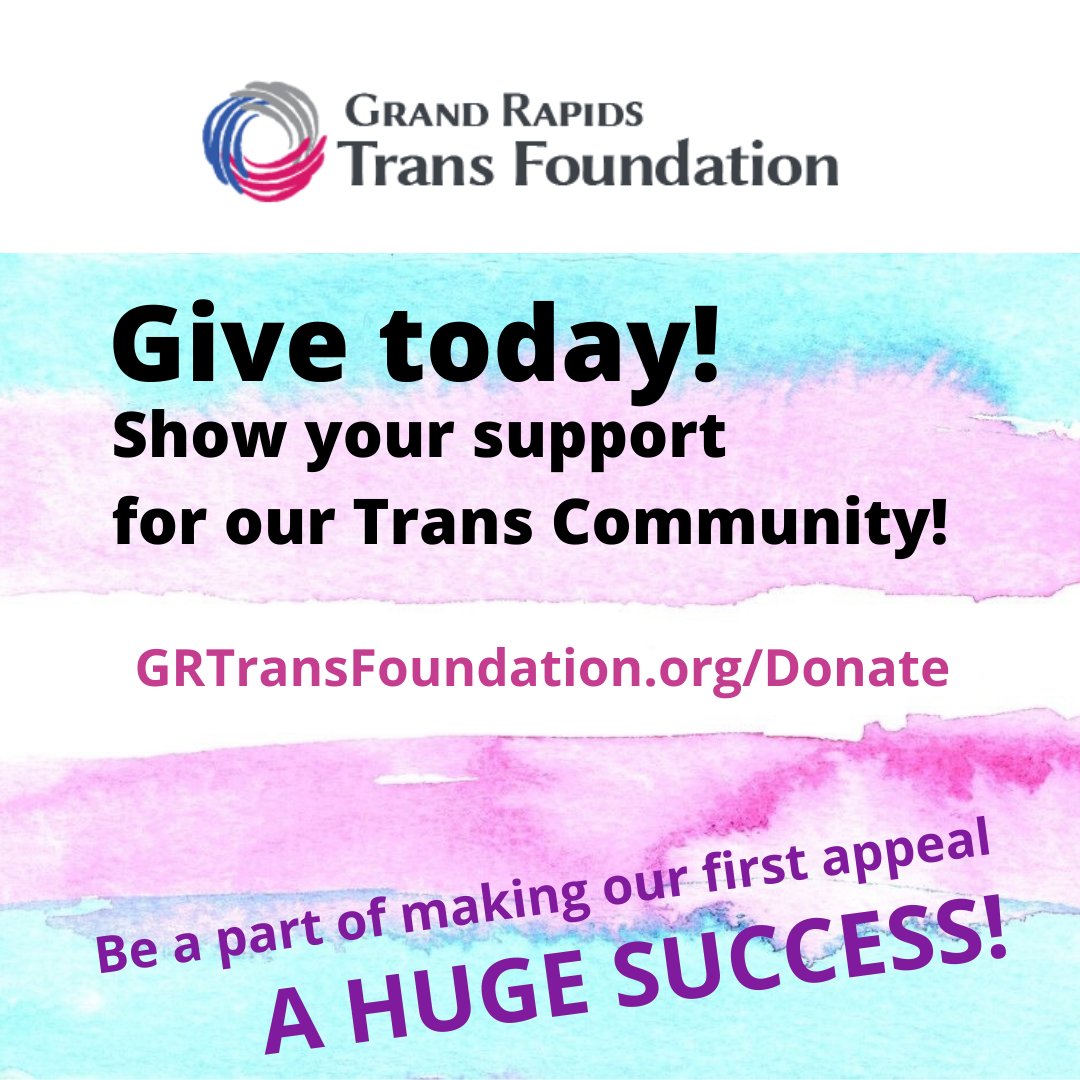 gr_trans_fund's tweet image. Check out our first ever appeal letter (linked below) and be a part of making GRTF history by contributing today!

bit.ly/2KXoPuJ

#TransEquity #Transgender #Trans #TransIsBeautiful #TransCrowdFund #CharityTuesday #Give #GivingTuesday #GivingTuesday2019