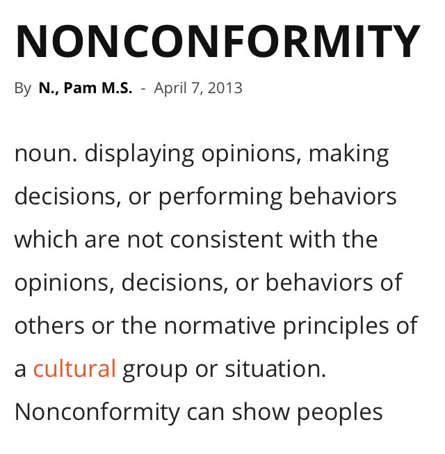  #Q Think for yourself is the antithesis of cult mentality. Whereas, the Globalist cult is rigid conformity. Q promotes nonconformity of thought/behavior in the group. The Globalist cult, rigidly, demands conformity to their concept of social justice & their progressive ideology.