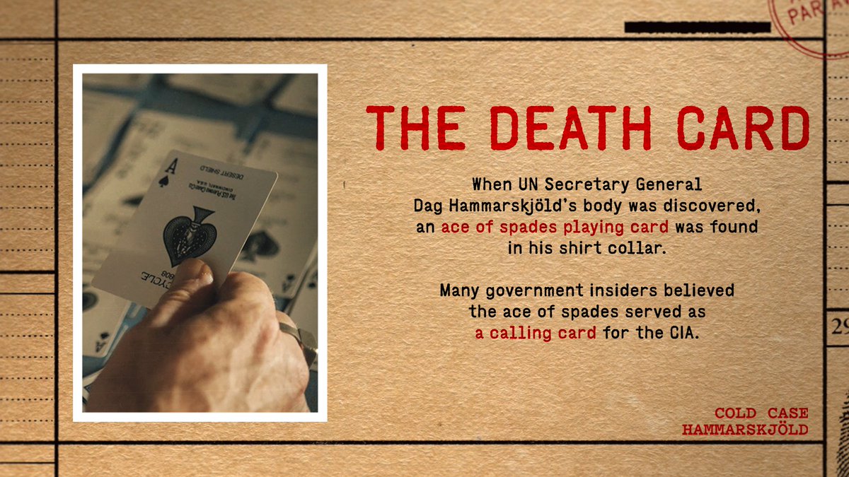Cold Case Hammarskjöld tweet media