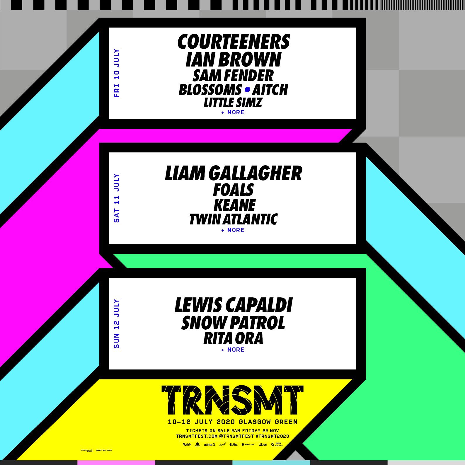 TRNSMT Festival 2020 Lineup Tickets Schedule Dates Spacelab