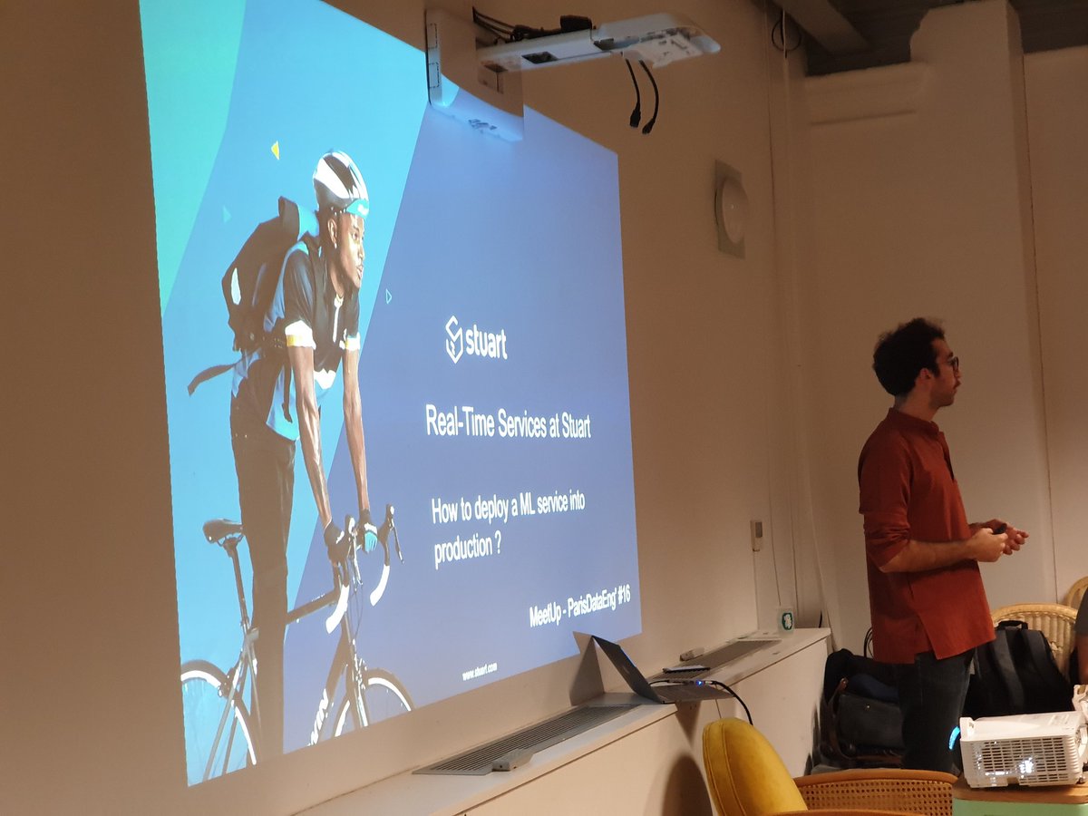 Paris Data Engineers ! (@parisdataeng) on Twitter photo Et pour finir <a href="/AndyBarakat/">Andy Barakat</a> qui nous expliquera entre autres comment déployer un service ML en production Et pour finir <a href="/AndyBarakat/">Andy Barakat</a> qui nous expliquera entre autres comment déployer un service ML en production