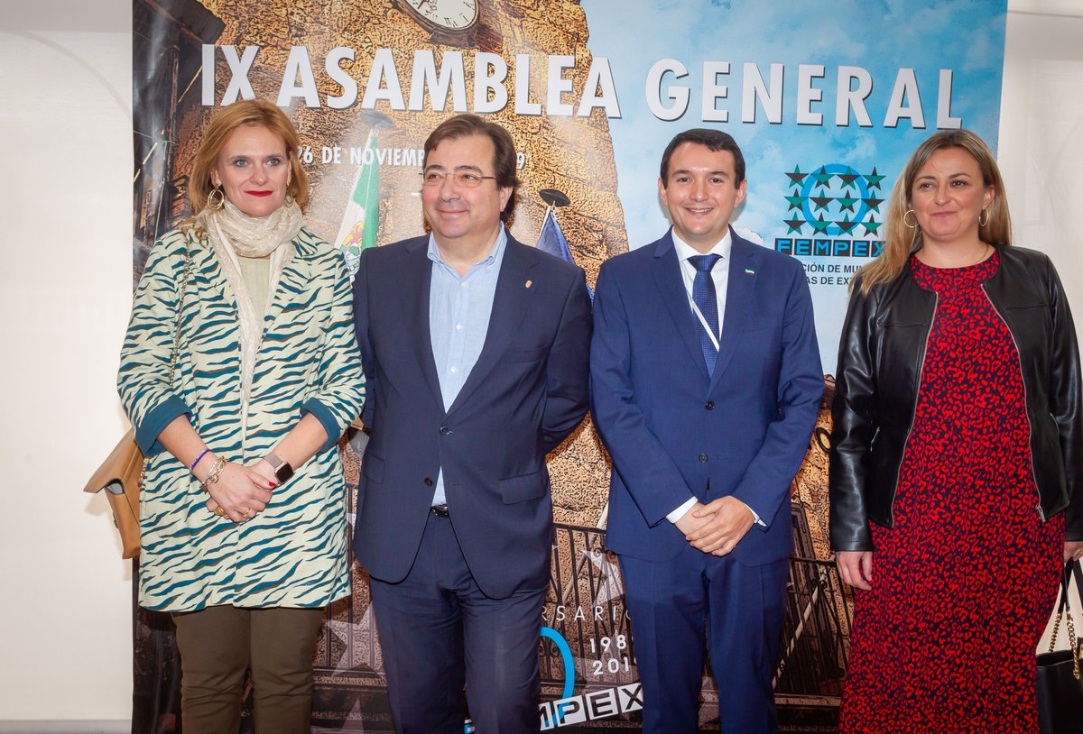 <a href="/buenavistafco/">Francisco Buenavista</a>, reelegido por unanimidad presidente FEMPEX encabezando una “lista de consenso” de 31 personas (26 Vocales, 4 Vicepresidentes y un Presidente) en la que están presentes las principales partidos con representación entidades locales.