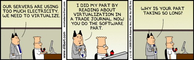 Big_Matze42's tweet photo. Indeed! Why IS it taking so long?
Perhaps they're missing an adequate, transparent and up-to-date insight into their IT infrastructure to know what to virtualize and what better not... ;-)
#CMS #assetmanagement #configmanagement #ITinfrastructure #transparency #fntsoftware https://t.co/rD6KWkyNvF