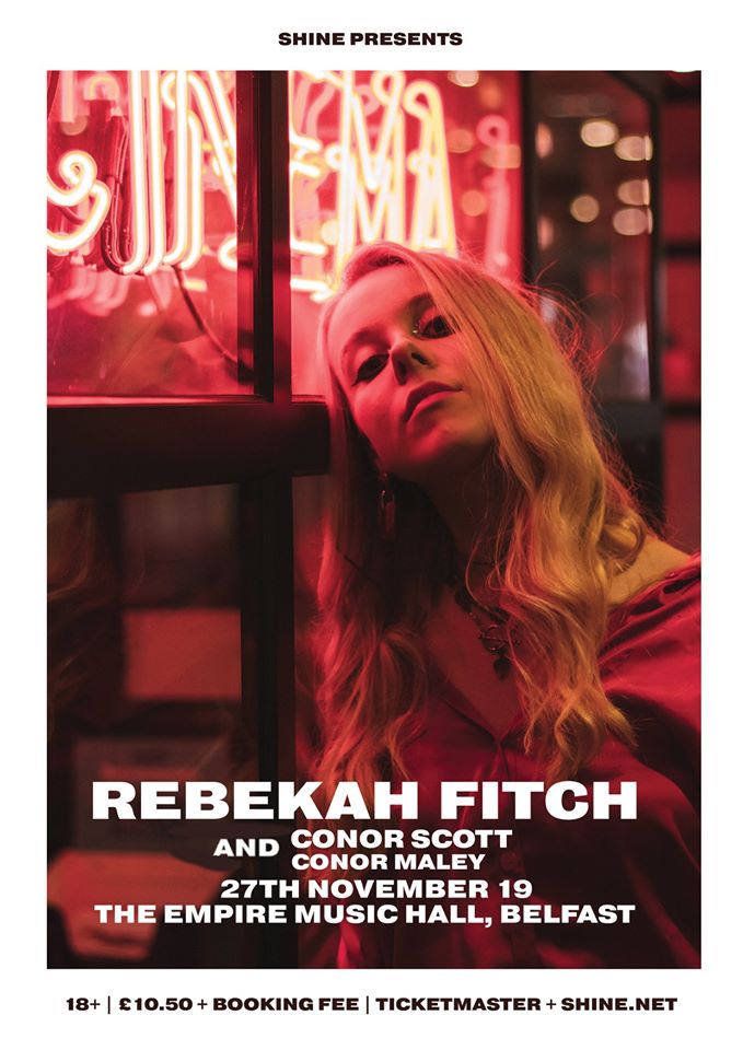 ➡️ <a href="/rebekahfitch/">Rebekah Fitch</a> w/ <a href="/ConorScottMusic/">Conor Scott</a> &amp; <a href="/ConormaleyMusic/">Conor Maley</a> 

📆<a href="/belfastEmpire/">Belfast Empire</a> - Weds 27th Nov 

🎫 Final tickets &gt;&gt; po.st/rebekahf