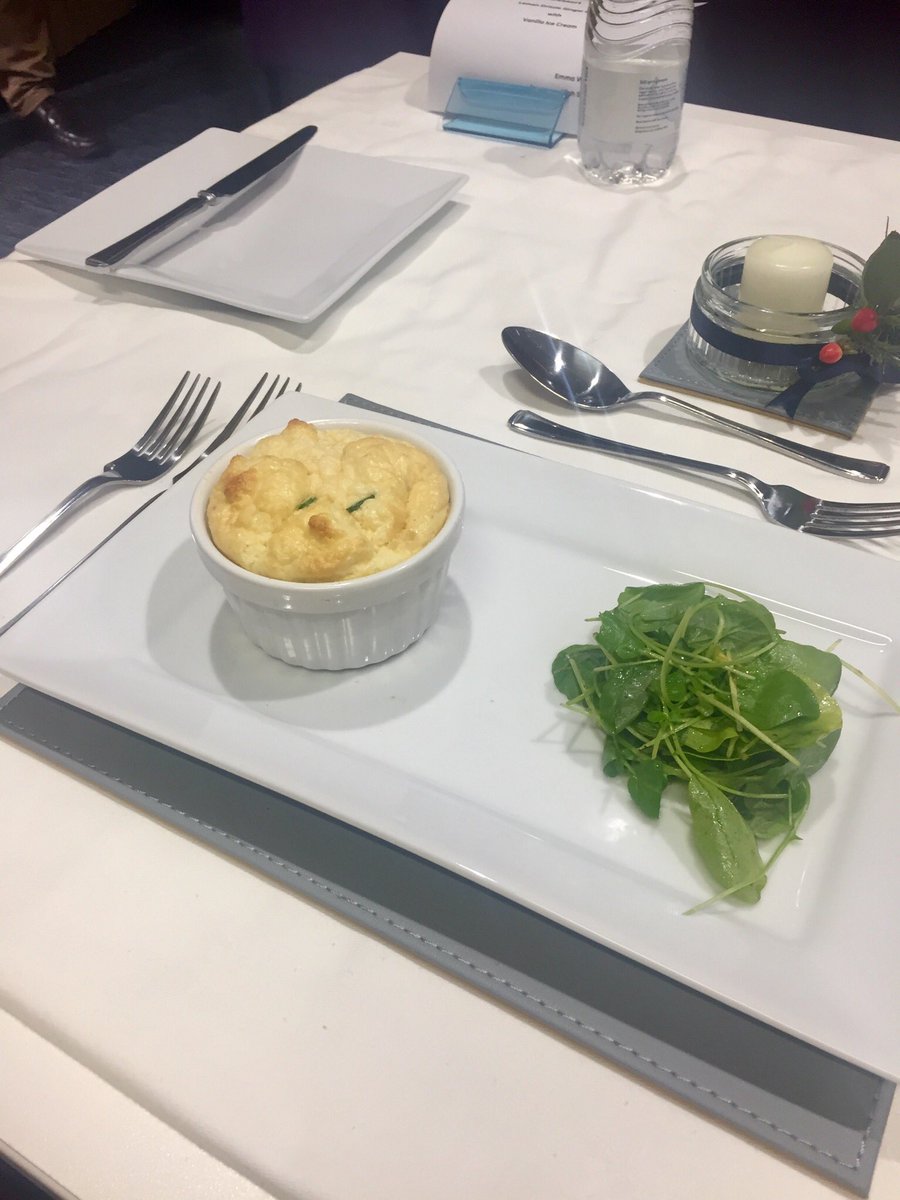 First courses all now served. Tough job for the judges...