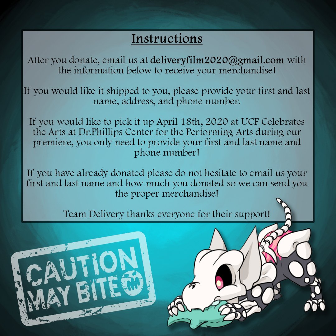 Team Delivery is proud to announce our tier incentives on our GoFundMe (gofundme.com/f/delivery-the…)!