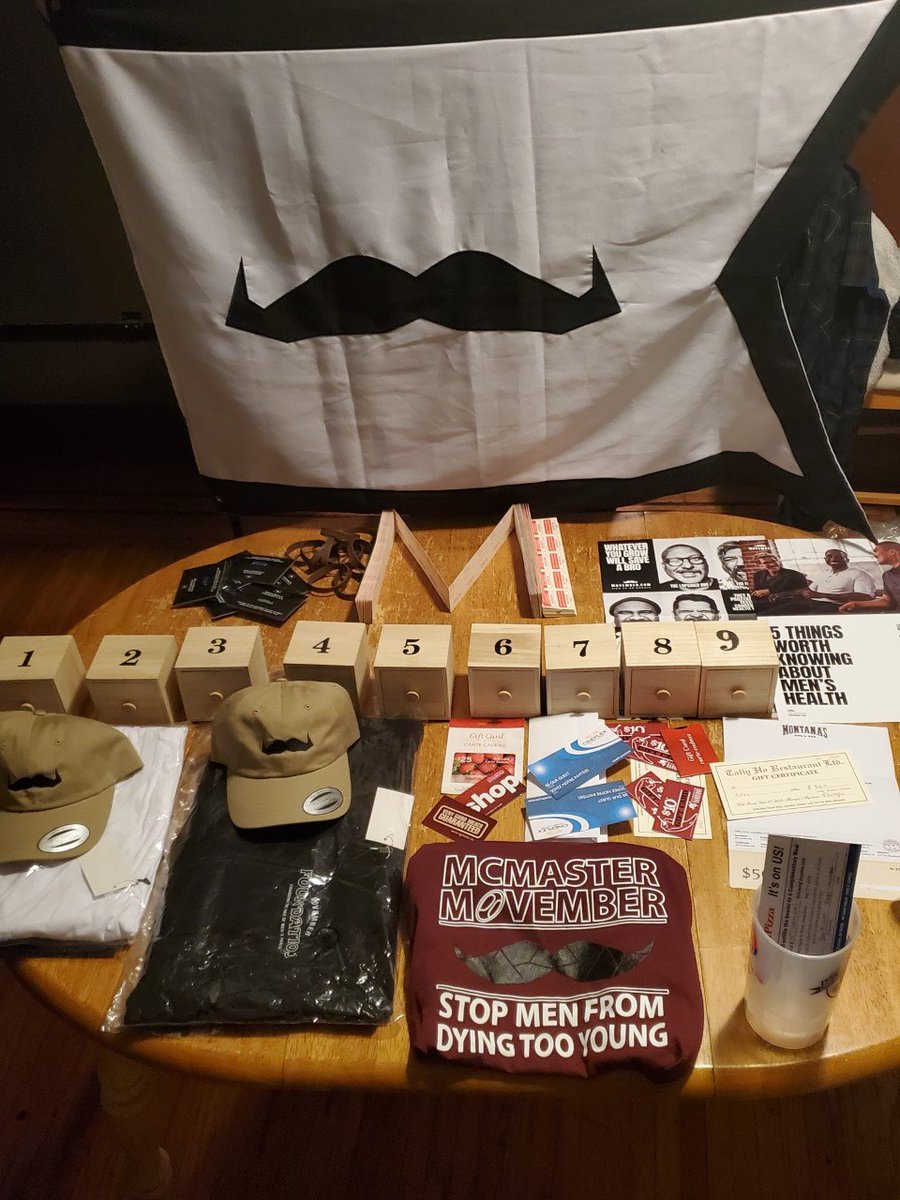 MacRugbyMen's tweet photo. The boys have a Movember booth all week long in DBAC to support men's health initiatives. Stop by and say hi, buy a tshirt, or enter of raffle! #GrowAMoSaveABro https://t.co/UeRds3NJjA