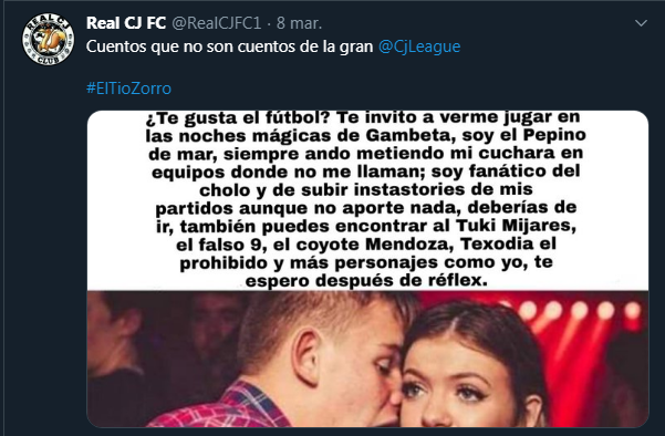 RealCJFC1's tweet photo. Porque el público lo aclamó; el zorro regresa nuevamente del exilio solamente para aclarar que la carne de res más sabrosa y ORIGINAL apesta a #ElOlorDelZorro. https://t.co/SeSXIJtj3D