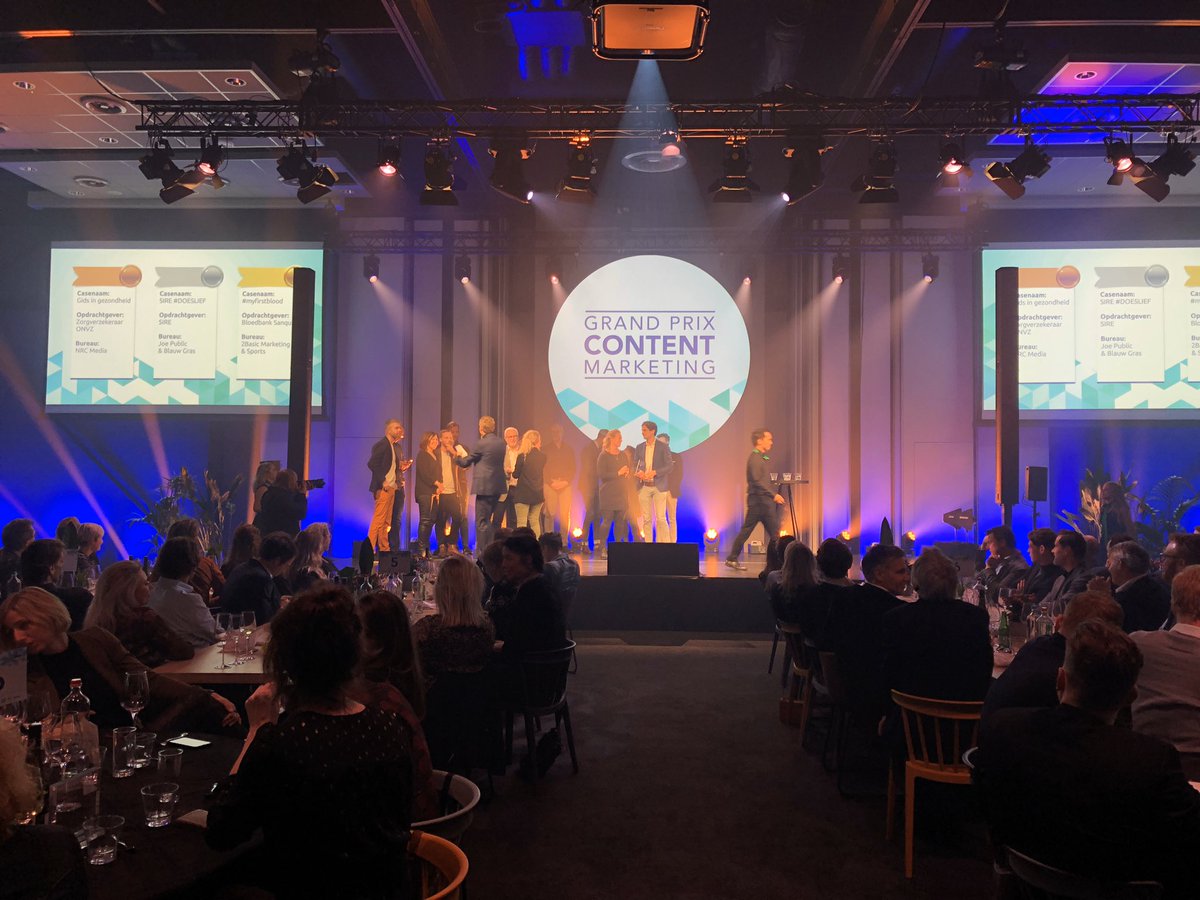 #myfirstblood van <a href="/2Basics_NL/">2Basics Marketing</a> en <a href="/sanquin/">Sanquin</a> heeft de Gouden Award in de categorie B2C gewonnen. Gefeliciteerd! #GPCM19