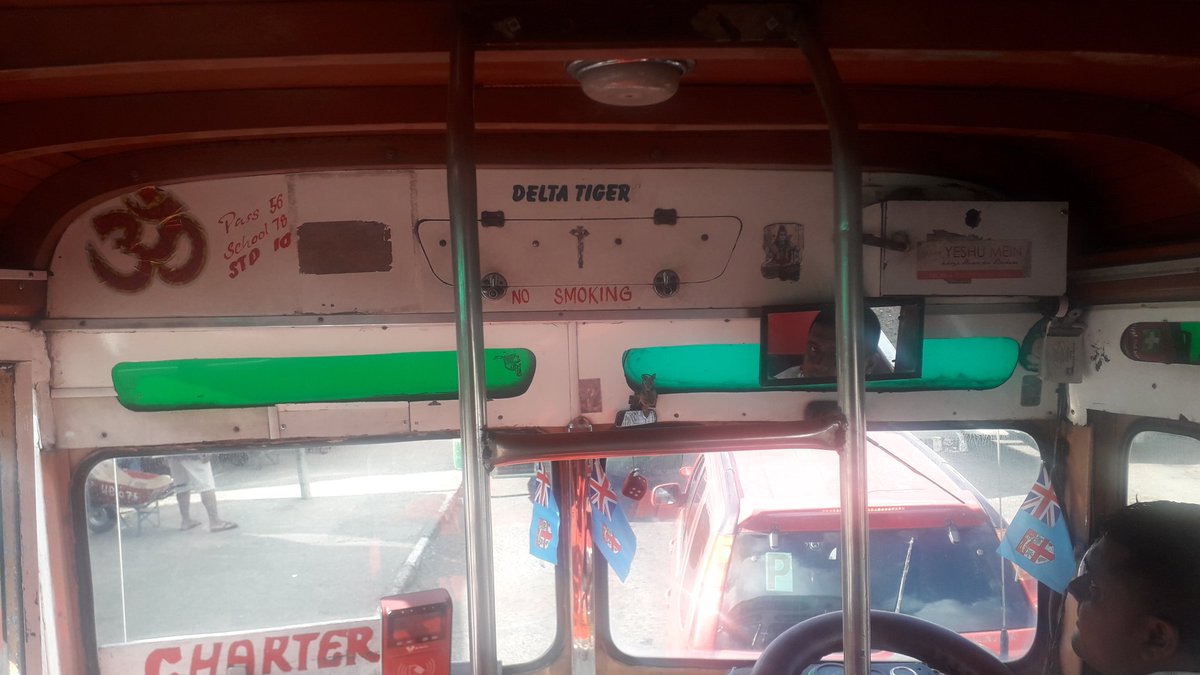fiataukave's tweet photo. Btw, this was my ride to work yesterday. The driver of this vintage island bus told me that this beauty turns 50 years today. #suvanausoricommuters #islandbuses #deltatiger #AB866 https://t.co/2rgZqdj3x2