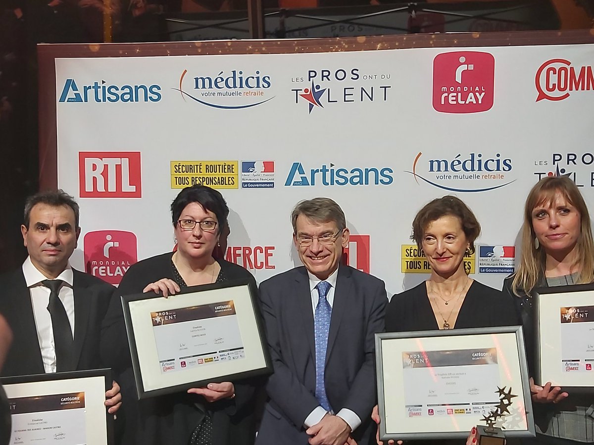 #Lespros2019
Les lauréats de la Sécurité routière 2019 <a href="/RoutePlusSure/">Sécurité routière</a>