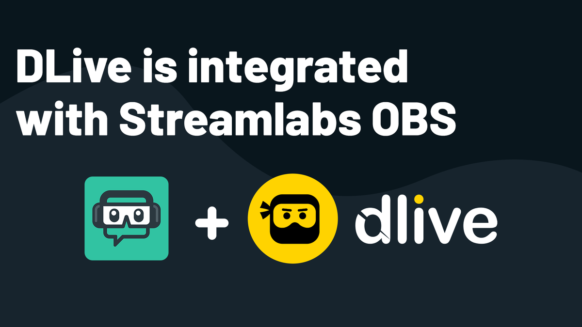 streamlabs's tweet photo. We are excited to announce that @OfficialDLive is receiving added integration in Streamlabs OBS to make the go-live process faster, easier, and more seamless for its streamers!

Want to learn more about #DLive? Check out our blog post with more details!
https://t.co/w2nOvjlxPy https://t.co/L5AiKYrr9a
