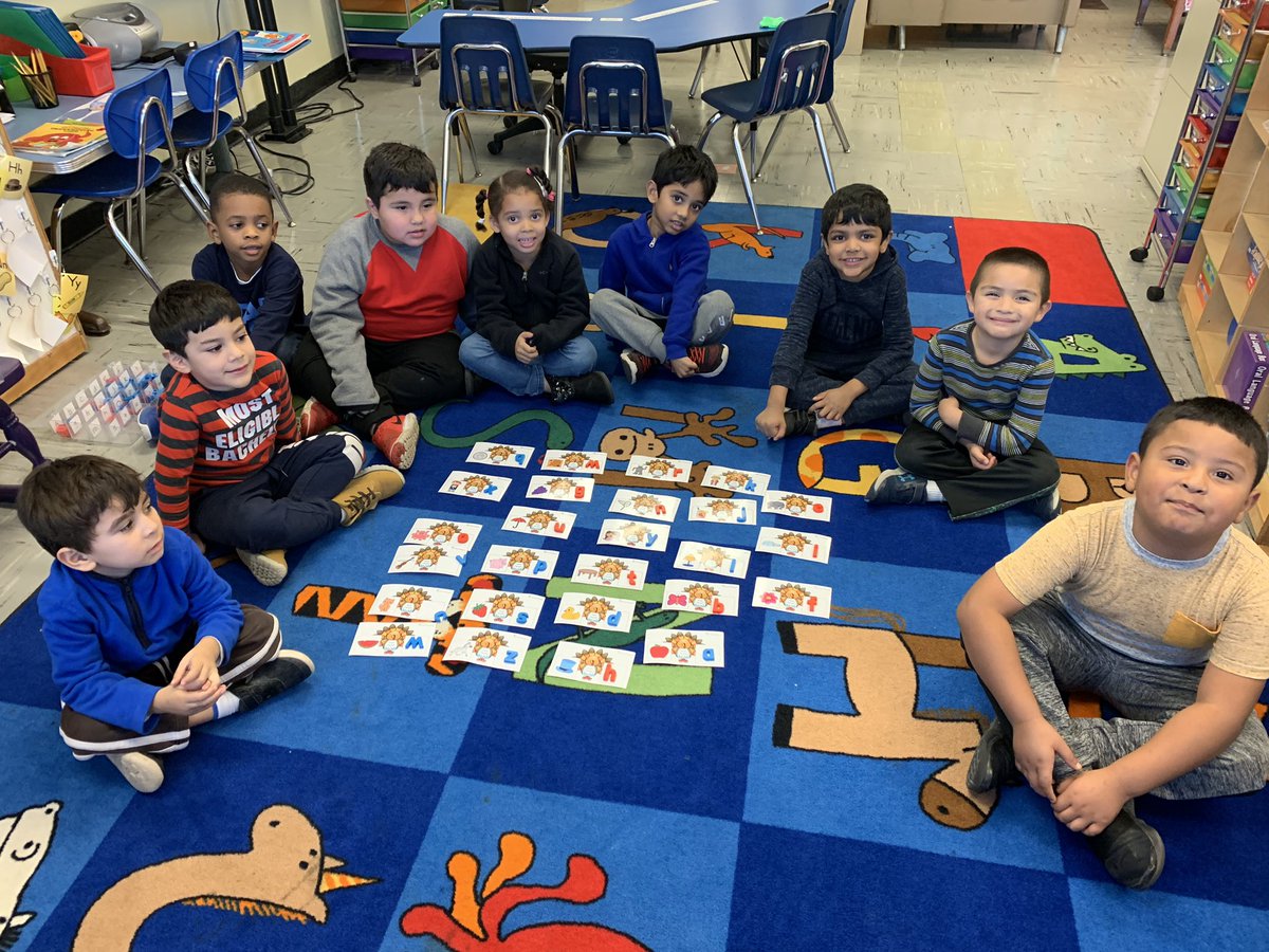 Working hard on our letter sounds! Happy Thanksgiving from Kindergarten ENL! 🦃🍁