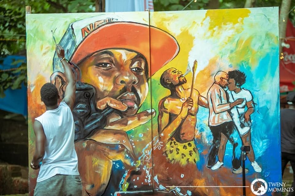 #TravelTuesday

We decided to head over to The Source of The Nile River, Jinja, Uganda earlier in September to attend one of East Africa's coolest festivals, <a href="/NyegeNyegeFest/">Nyege Nyege</a>.

Here's some dope live art that we came across.

Photo Credit: NYEGE NYEGE