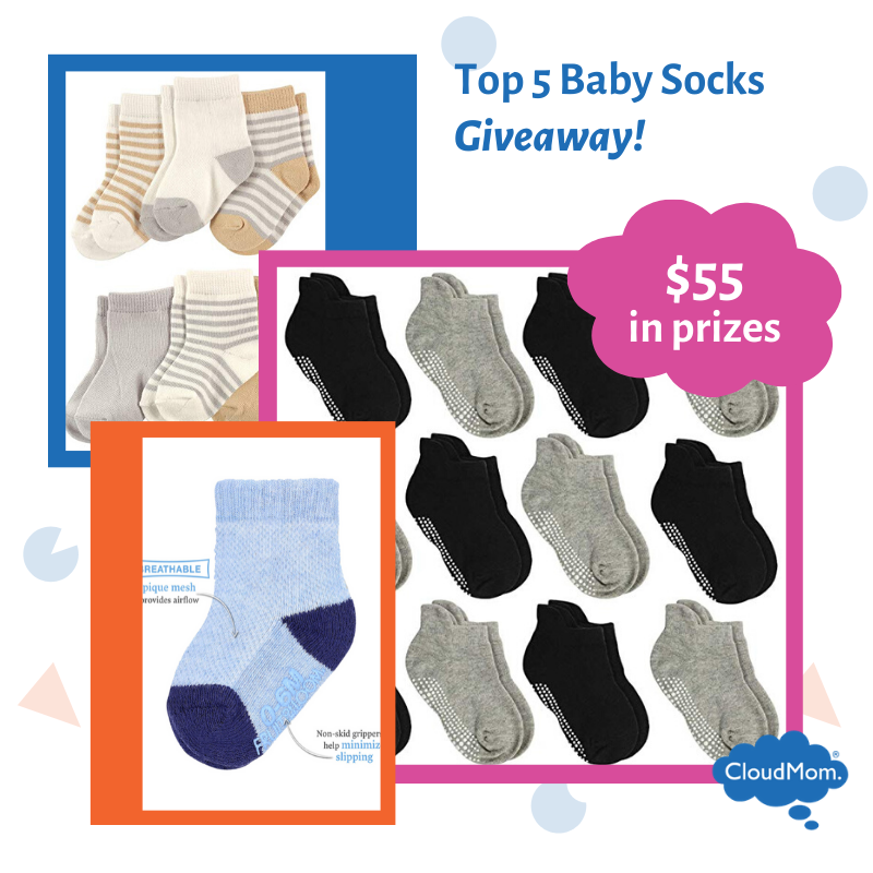 CloudMom's tweet photo. What do/did you look for in baby socks? 5 great baby sock solutions from @fruitoftheloom, @luvablefriendme, #Aminson, #TouchedbyNature, and #RATIVE plus a super giveaway w/ a bundle of goodies in this week’s new post plus giveaway! https://t.co/9et3DnMQOc https://t.co/2VtsAe6Aob
