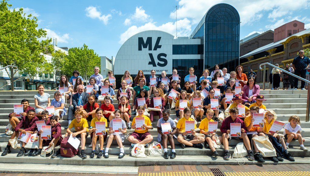 This time, last week! 😯 The Schools Reconciliation Challenge finalists were announced at the Powerhouse Museum.

This year's theme is Speaking and Listening From The Heart. 💕 Well done to everyone!

#SchoolsReconciliationChallenge
@NSWRC