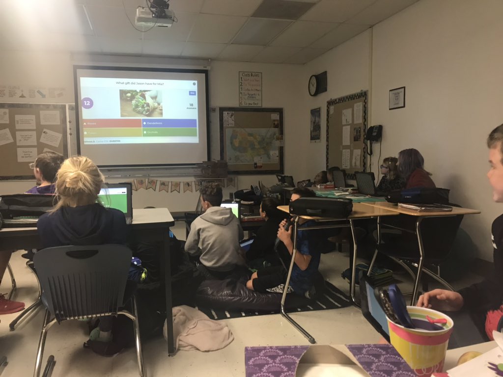ReadingWithBird's tweet photo. Wrapping up our short week with a @GetKahoot on Front Desk by @kellyyanghk! #grafrontdesk #gra2019 https://t.co/XbAnDXFPcK