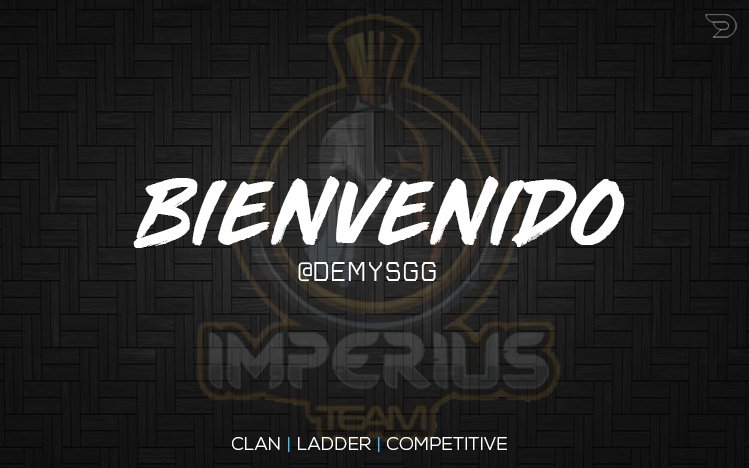 #AnuncioIMP

Queremos presentar a nuestro nuevo diseñador @DemysGG, Que estará a cargo de ver los diseños del Equipo 💪

Se vienen cosas buenas 💪

Bienvenido Rey 💥🛫💣