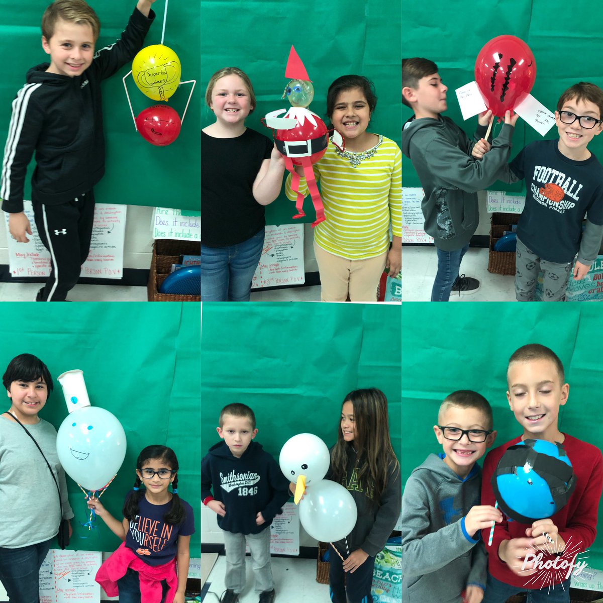 McCollsBobcats's tweet photo. @carlyandadam  Ss worked so hard on their balloons today. #STEM &amp; #literacy collide - we used @DoInkTweets to create our own Macy’s Parade after reading Balloons Over Broadway. #ourlkestory #lkebobcatsrock https://t.co/Bjt6tyud87