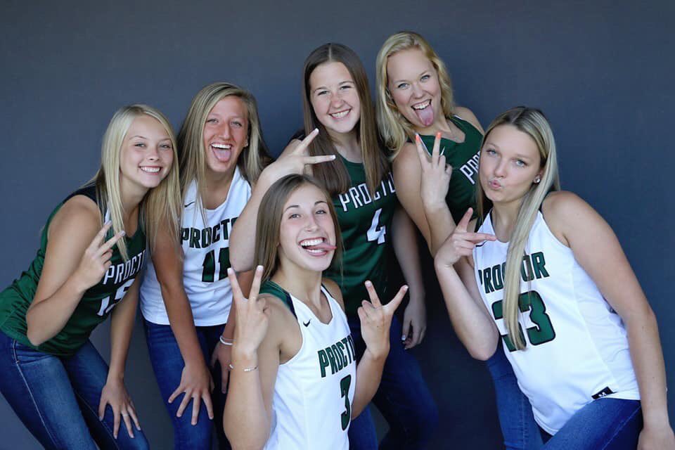 It’s these girls last first b-ball game tonight. We are just as excited as they are to hit the floor. Good luck ladies 💚💚