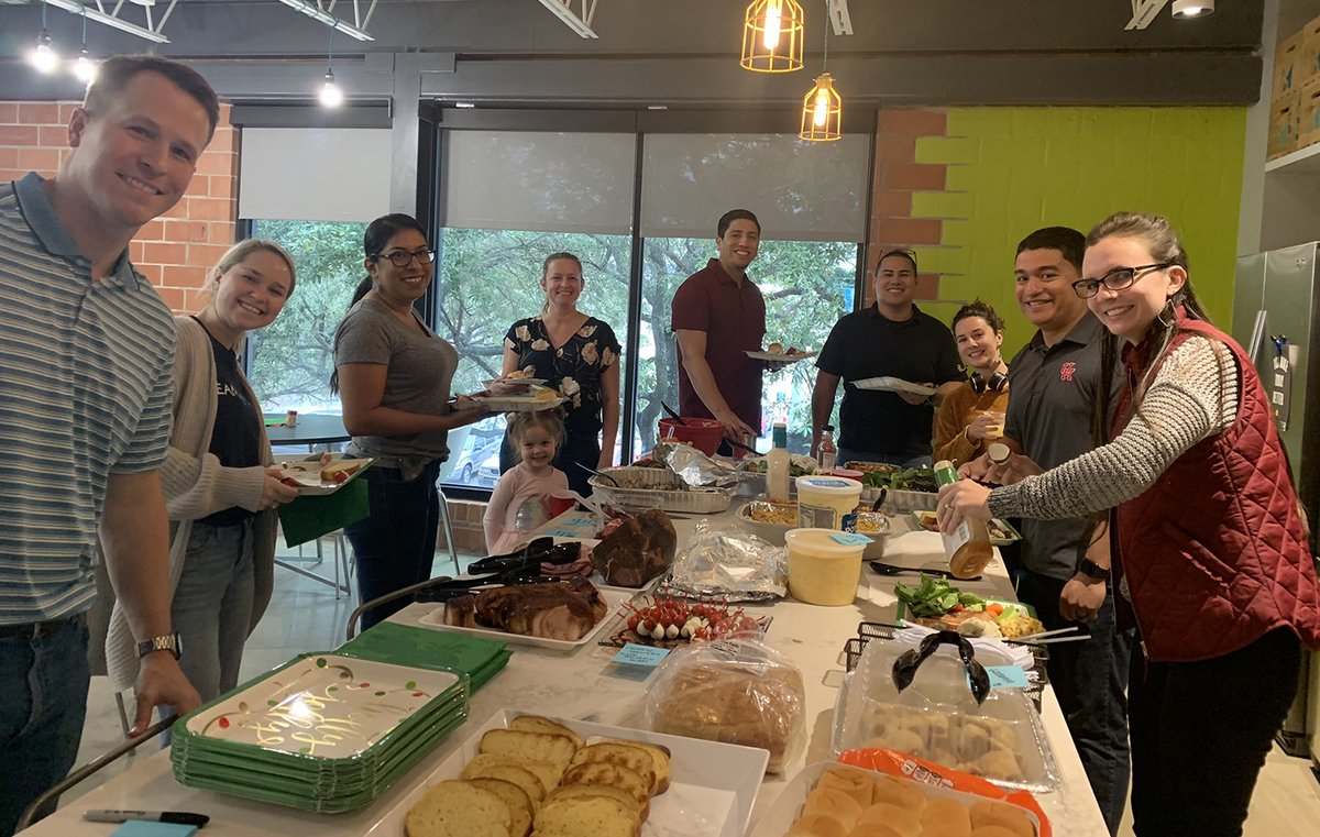 method_arch's tweet image. #MethodHouston and #MethodAustin had a great Thanksgiving Potluck today! Hope everyone has a happy Thanksgiving this week! #TeamMethod #Friendsgiving