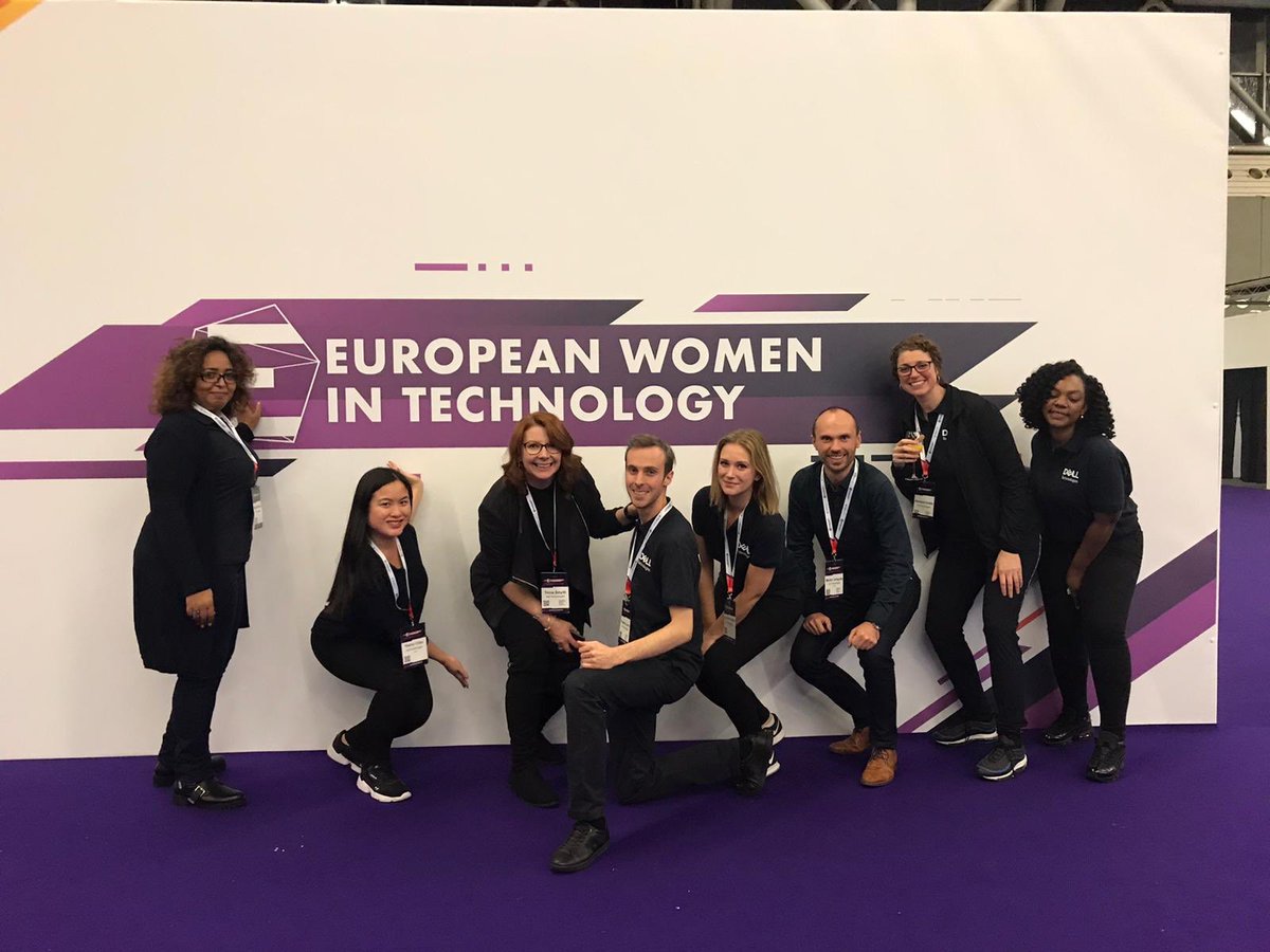 StephHaddad1's tweet photo. European Women in Technology, Amsterdam. Great team, great company. @CiselyW @TrickySmyth #Iwork4Dell https://t.co/y0l4q4zhBY
