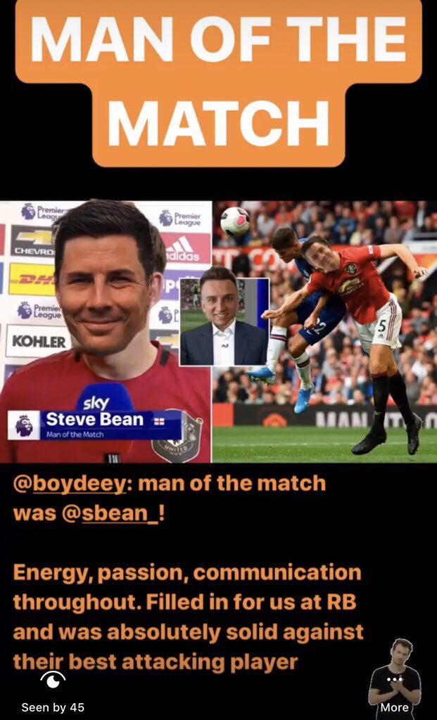 SLT_FC's tweet photo. MAN OF THE MATCH:

Sunday’s man of the match goes to @SBean_ ! 

“Energy, passion, communication throughout. Filled in for us at RB and was absolutely solid against their best attacking player!” - @HaydnBoyd1 

#upthetav #bleedorange #sltfc 🧡🔥 https://t.co/kDASQ30NFr