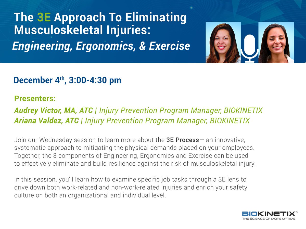biokinetix's tweet photo. Next week, we’ll be in Portland presenting at the Western Pulp Paper &amp; Forest Products Safety &amp; Health Conference. Make sure to check out our Wednesday afternoon session, stop by Booth #38—or both! https://t.co/G6gJx3G1Mn