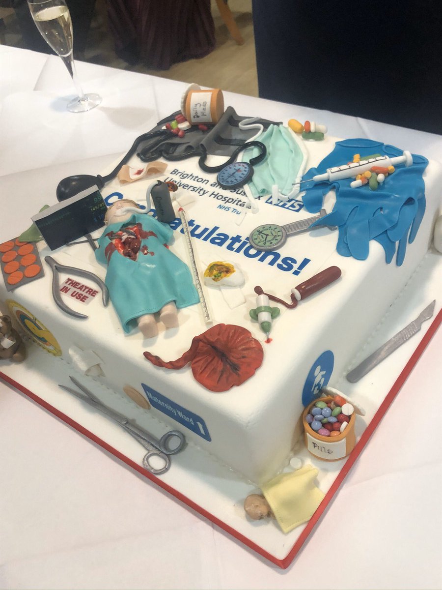carolynmorrice's tweet photo. Here’s the fab education team who organised the annual graduation ceremony tonight and this amazing celebratory cake! @BSUH_NHS @BSUHeducation https://t.co/KhbhPZxitI