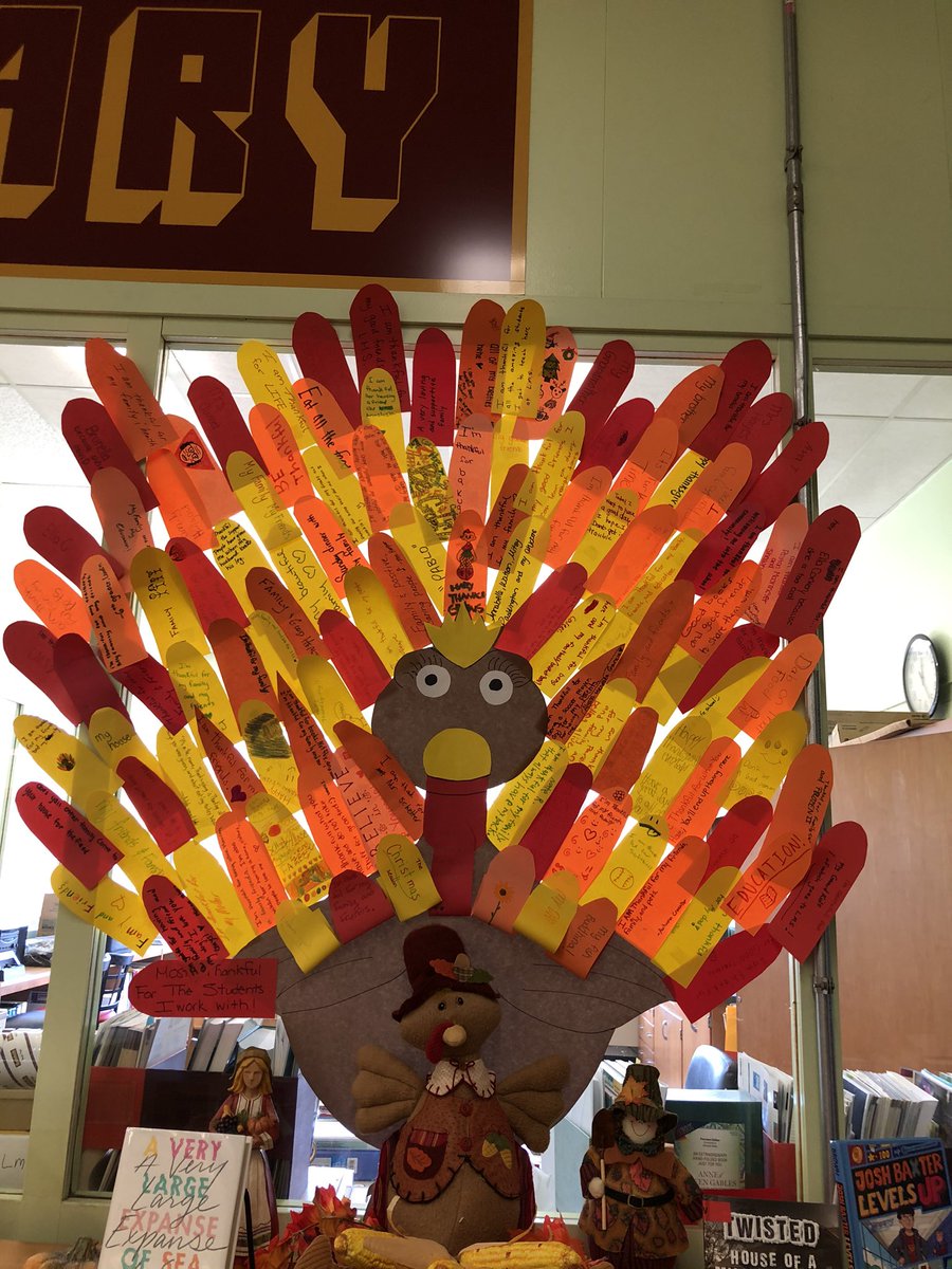 LMSLibraryKlein's tweet photo. Happy Thanksgiving from the LMS Library. https://t.co/Ab5k29A2U3
